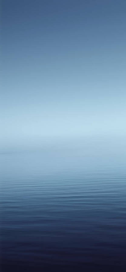 Iphone X Original Blue Sea Wallpaper