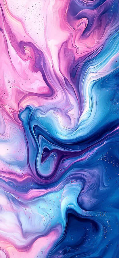 Iphone17 Abstract Pink Blue Marble Wallpaper Wallpaper