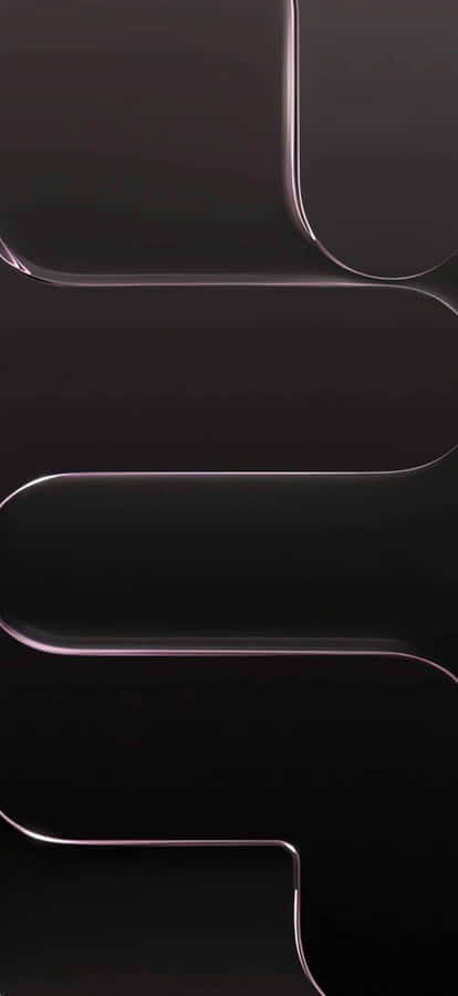 Iphone17 Curved Edge Design Dark Background Wallpaper