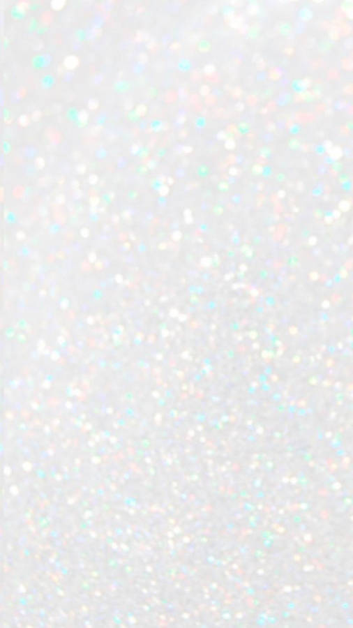 Iridiscent White Glitter Sparkle Iphone Wallpaper