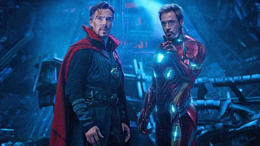 Iron_ Man_and_ Doctor_ Strange_ Team_ Up Wallpaper