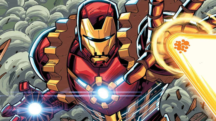 Iron Man Comics: The Invincible Superhero Wallpaper