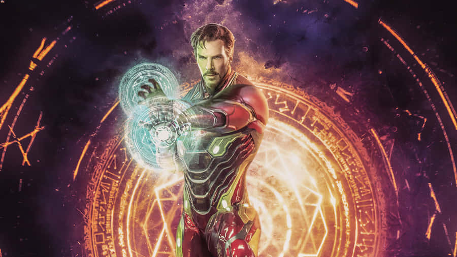 Iron Man Doctor Strange Magicand Armor Wallpaper