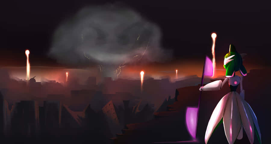 Iron Valiant Pokemon Wallpaper