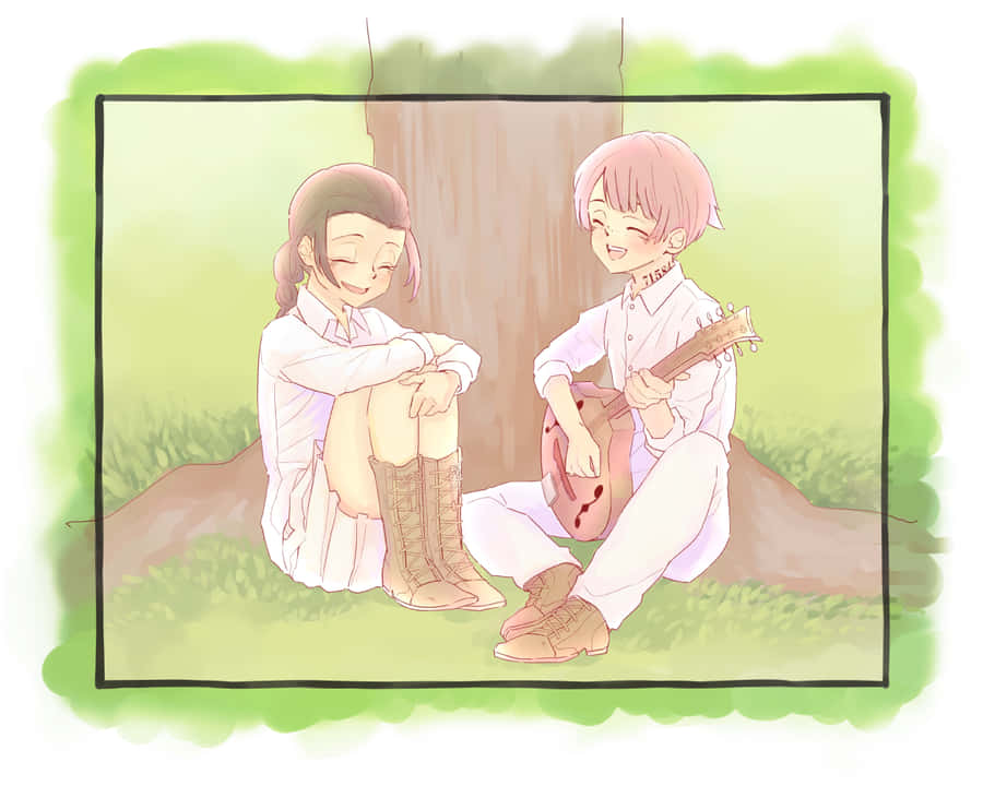 Isabella From The Promised Neverland Anime Series Wallpaper