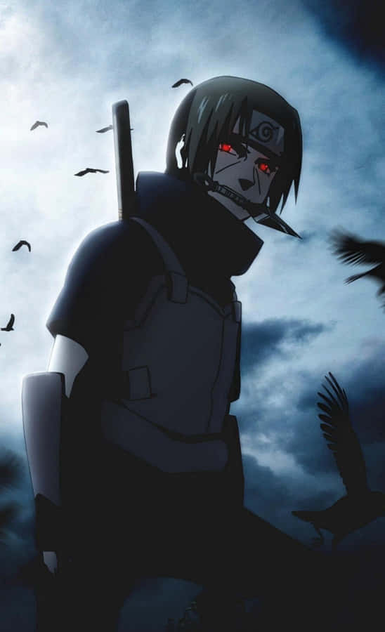 Itachi Uchiha Mysterious Silhouette Wallpaper