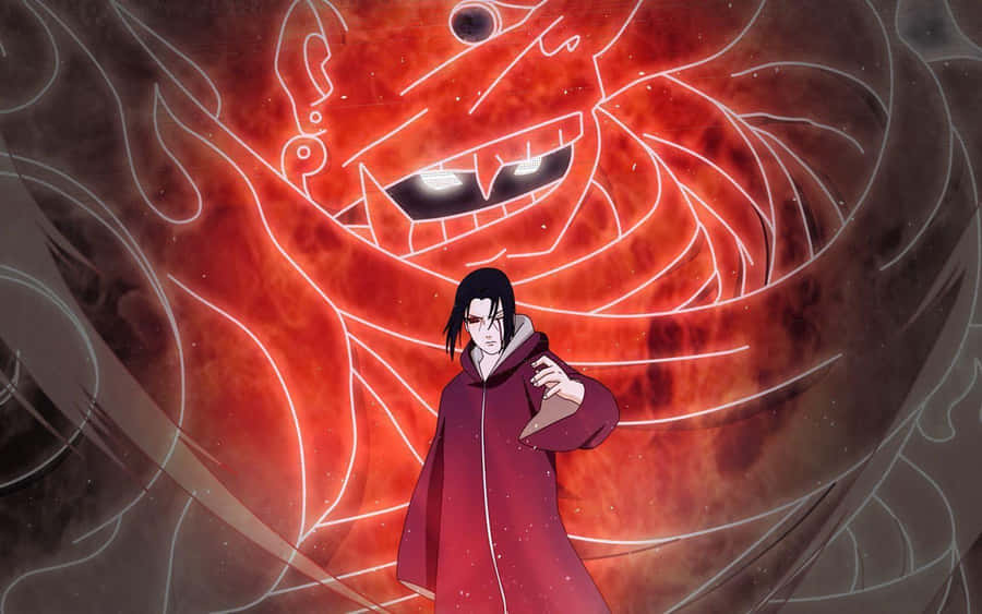 Itachi_ Uchiha_ Sharingan_ Power Wallpaper
