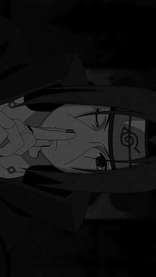 Itachi Uchiha Silence Gesture Wallpaper