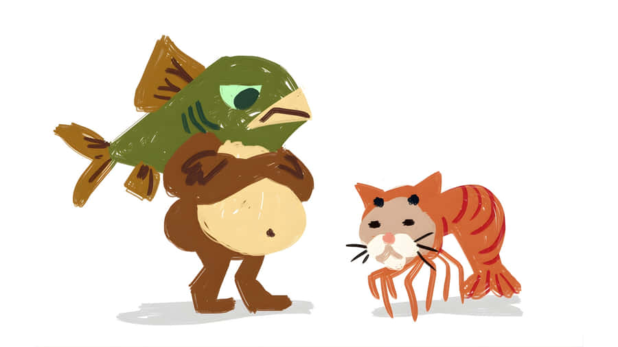 Italian Brainrot Characters Wallpaper