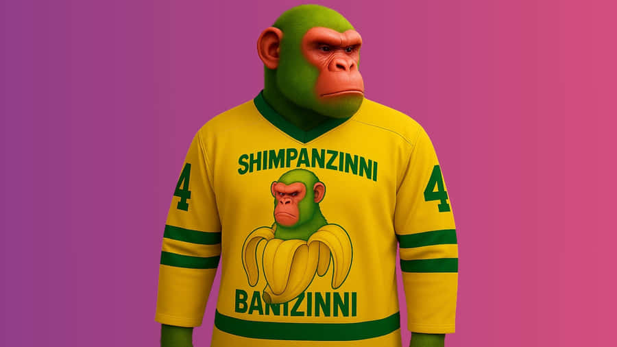 Italian Brainrot Shimpanzinni Banizinni Wallpaper