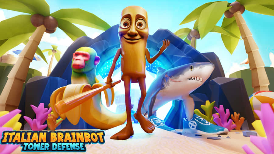 Italian Brainrot Tower Defense Wallpaper