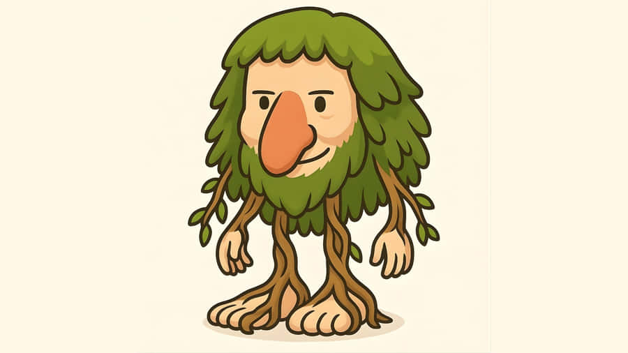 Italian Brainrot Troll Character Wallpaper