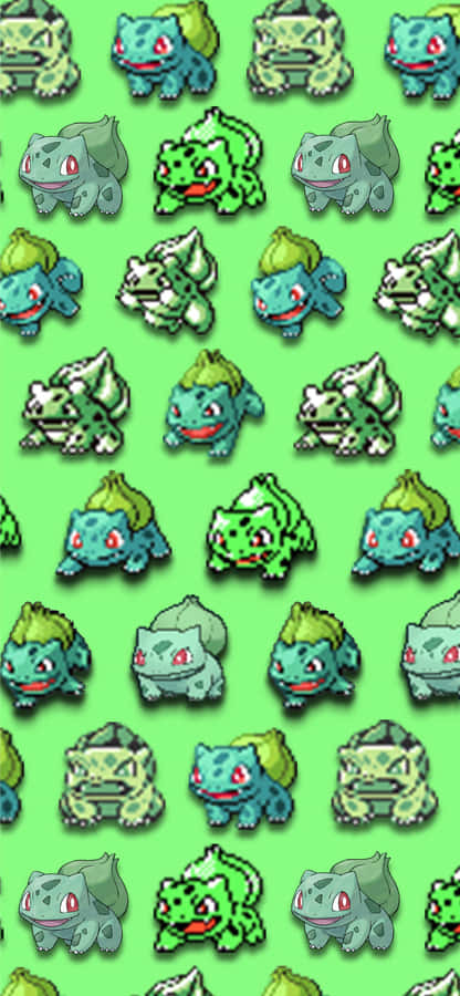 Ivysaur Bright Green Wallpaper