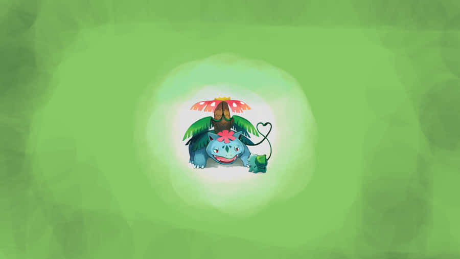 Ivysaur Green Wallpaper