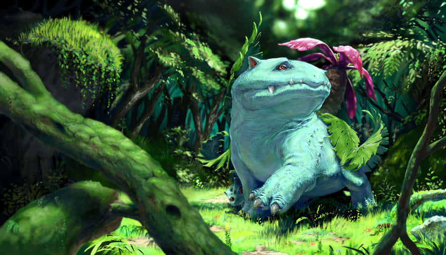 Ivysaur Looking Away Wallpaper