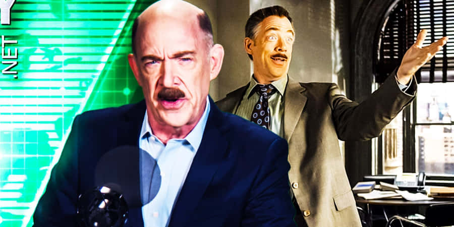J. Jonah Jameson In Action At The Daily Bugle Office Wallpaper