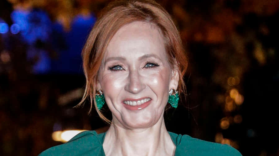 J.k. Rowling - Bestselling Author And Creator Of Harry Potter Wallpaper