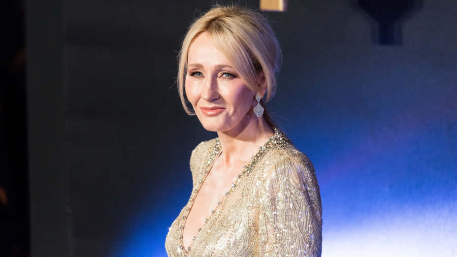 J.k. Rowling, The Iconic Author Of The Harry Potter Series Wallpaper