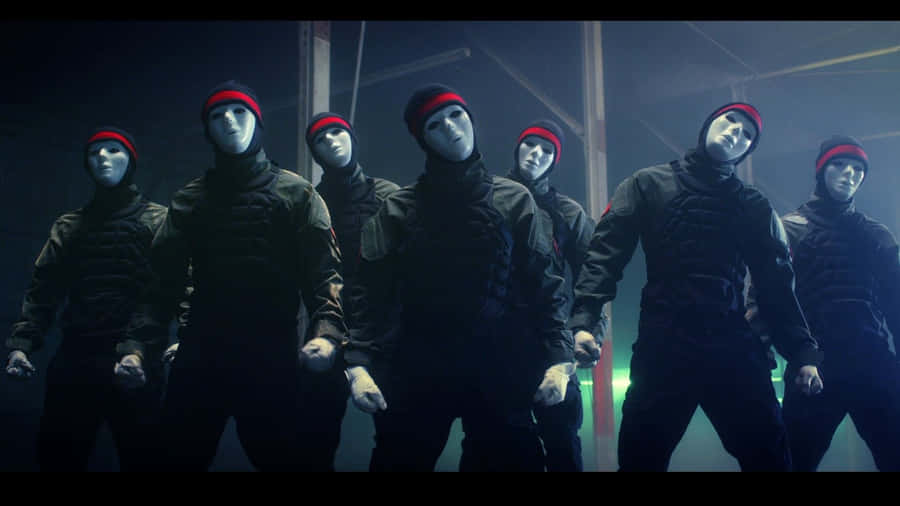 Jabbawockeez Black Clothes Stage Wallpaper