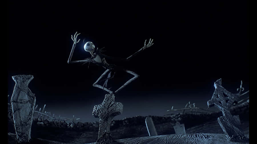 Jack Skellington Moonlit Lament Wallpaper