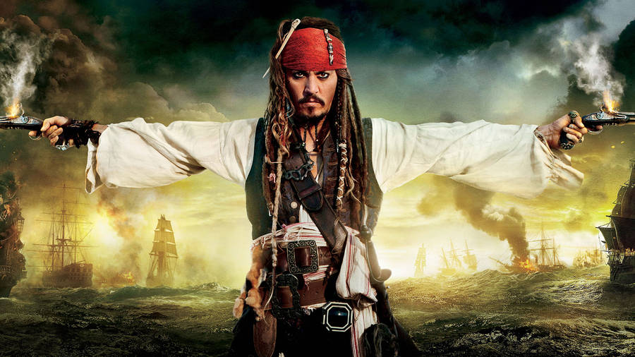 Jack Sparrow Pistol Gun Wallpaper