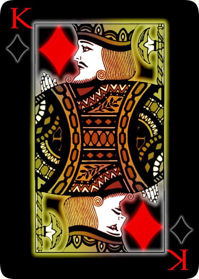 Jaded Color King Card Wallpaper