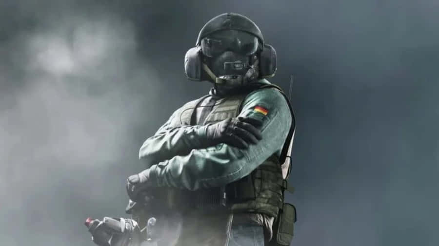 Jager From Rainbow Six Siege In Action Wallpaper
