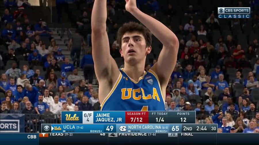 Jaime_ Jaquez_ Jr_ U C L A_ Basketball_ Action Wallpaper