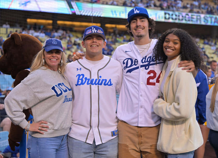 Jaime Jaquez Jrwith Familyat Stadium Wallpaper