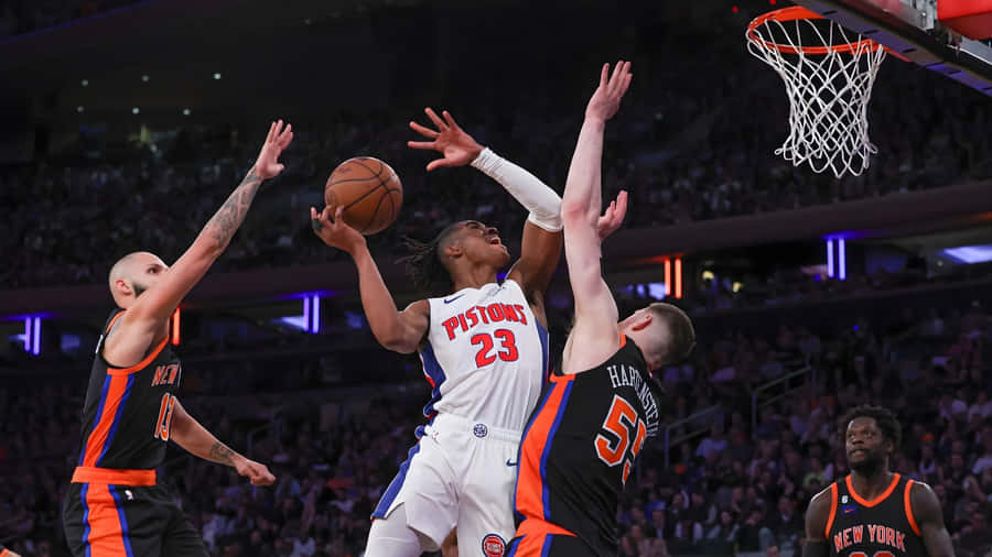 Jalen Duren Driving To Basket Wallpaper