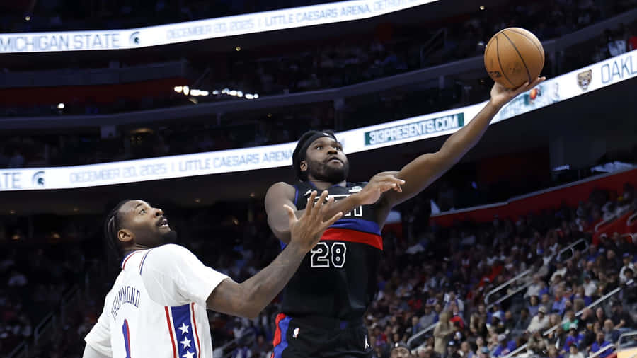 Jalen Duren Driving To Basket Wallpaper