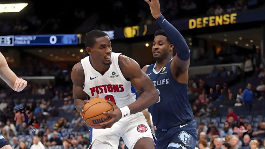 Jalen Duren Pistons Play Wallpaper