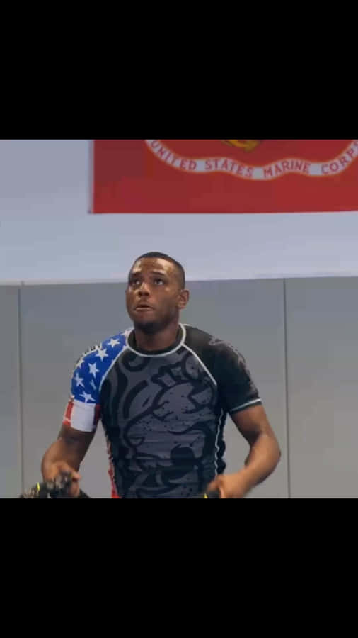 Jamahal Hill Doing Battle Rope Wallpaper