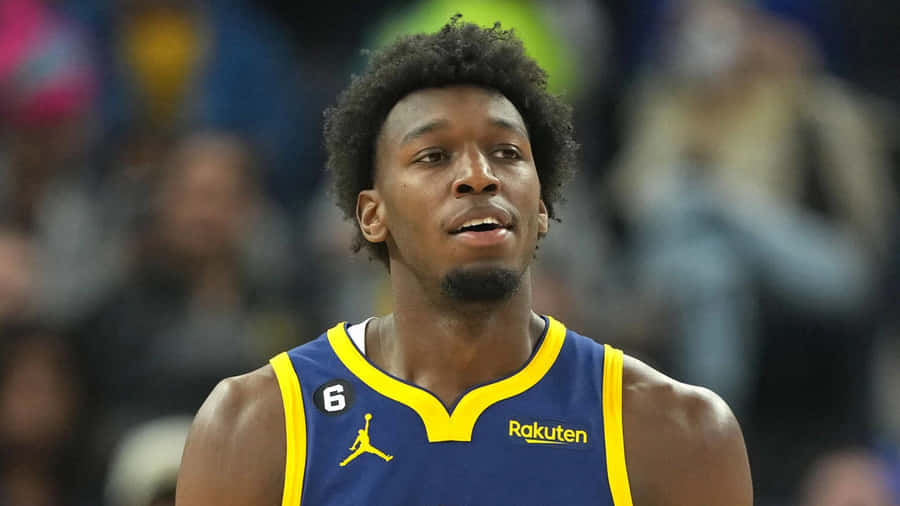 James Wiseman Basketball Player Portrait Wallpaper