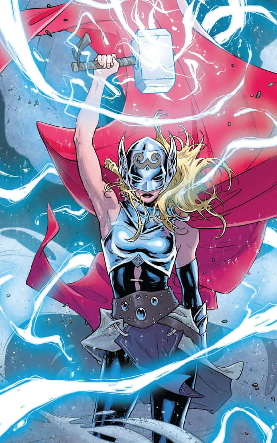 Jane Foster As The Mighty Thor, Goddess Of Thunder Wallpaper