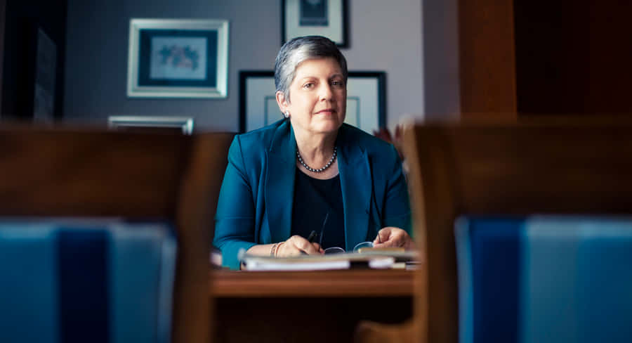 Janet Napolitano Looking At The Camera Wallpaper