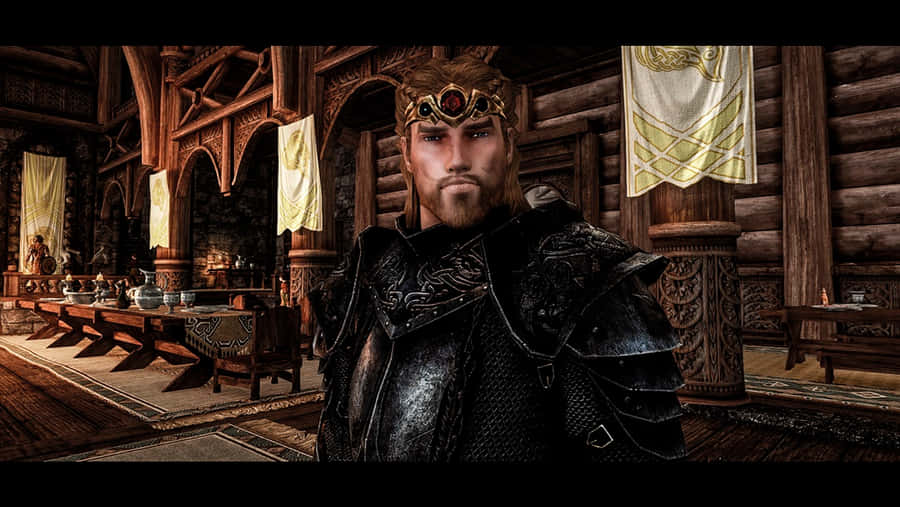 Jarl Balgruuf The Greater, A Leader In Skyrim Wallpaper