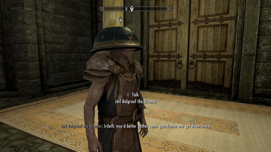 Jarl Balgruuf The Greater, The Proud Ruler Of Whiterun Wallpaper