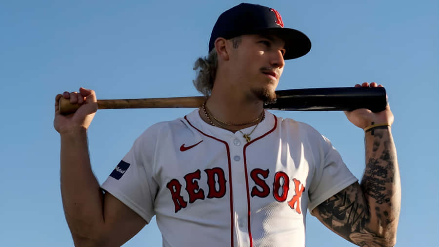 Jarren Duran Red Sox Player Wallpaper