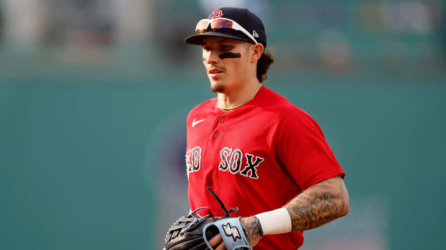 Jarren Duran Red Sox Player Wallpaper