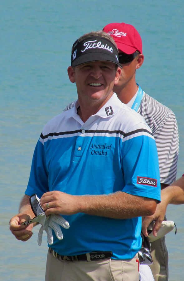 Jason Bohn Fixing His Gloves Wallpaper