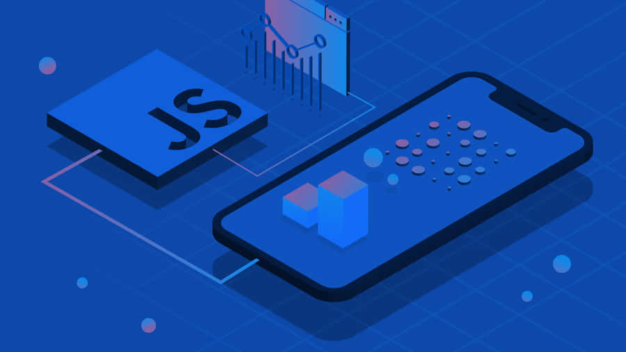 Java Script Mobile Technology Concept Wallpaper
