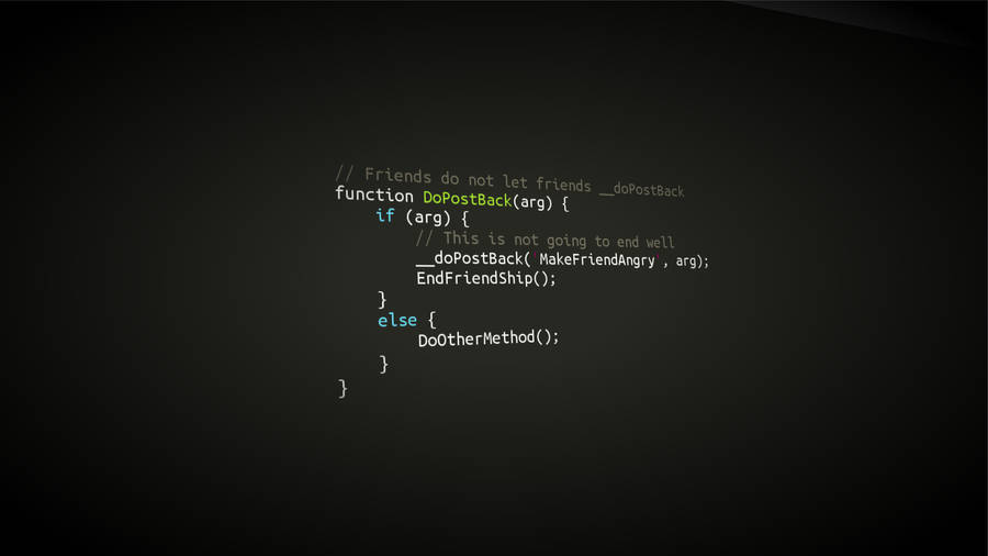 Javascript Coding Codes And Commands Wallpaper