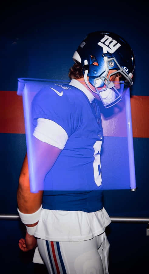 Jaxson Dart Giants Helmet Wallpaper