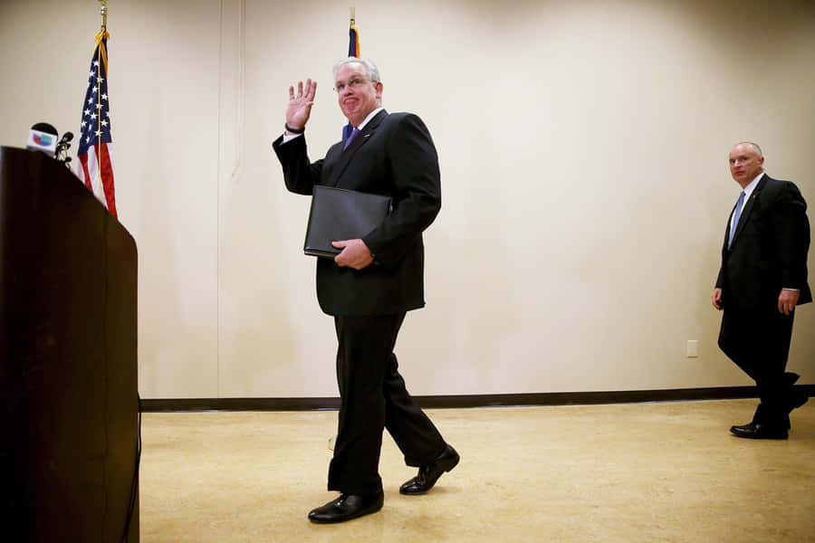 Jay Nixon Greetings Gesture Wallpaper