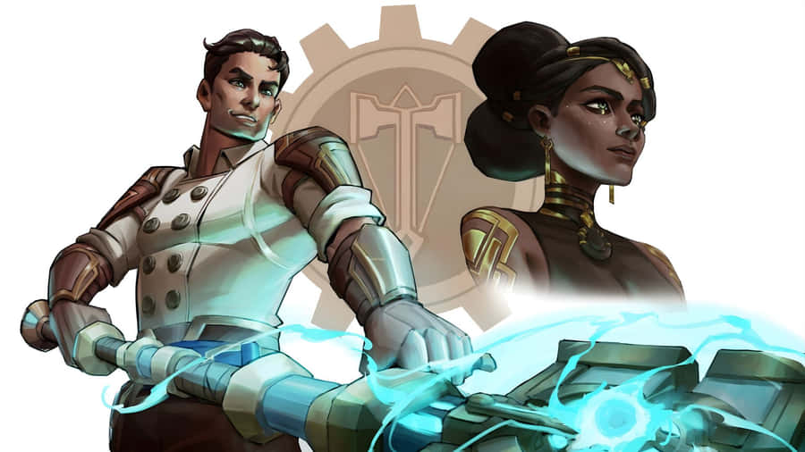 Jayce And Viktor Arcane Wallpaper