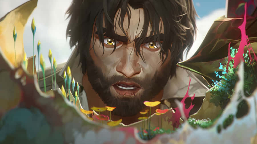 Jayce Arcane Intense Close Up Wallpaper