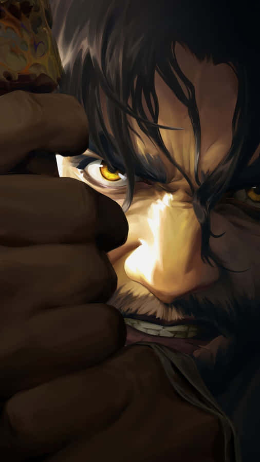 Jayce Arcane Intense Closeup Wallpaper