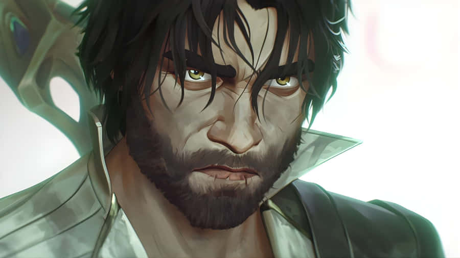 Jayce Arcane Intense Portrait Wallpaper