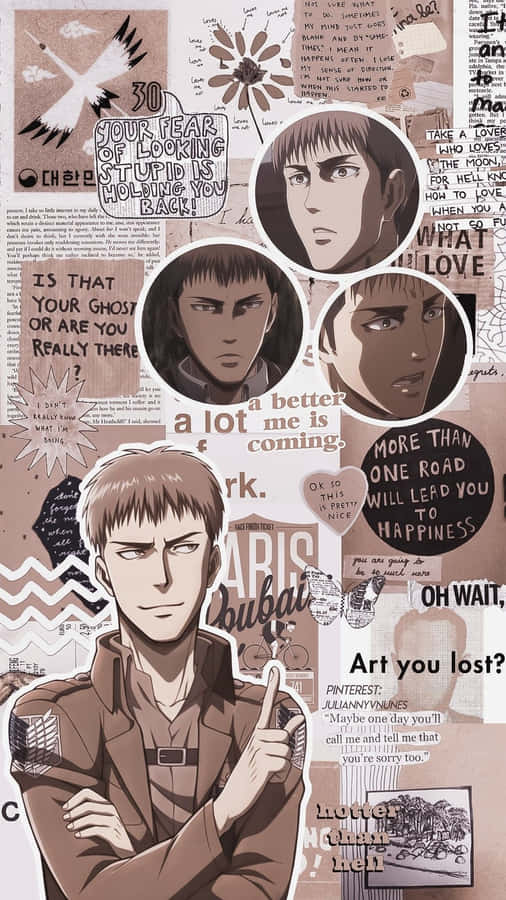 Jean Kirstein - A Brave Warrior Of The Survey Corps In Attack On Titan Wallpaper